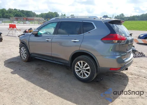 2017 Nissan Rogue Sv z USA, uszkodzony, nr VIN KNMAT2MT3HP593805
